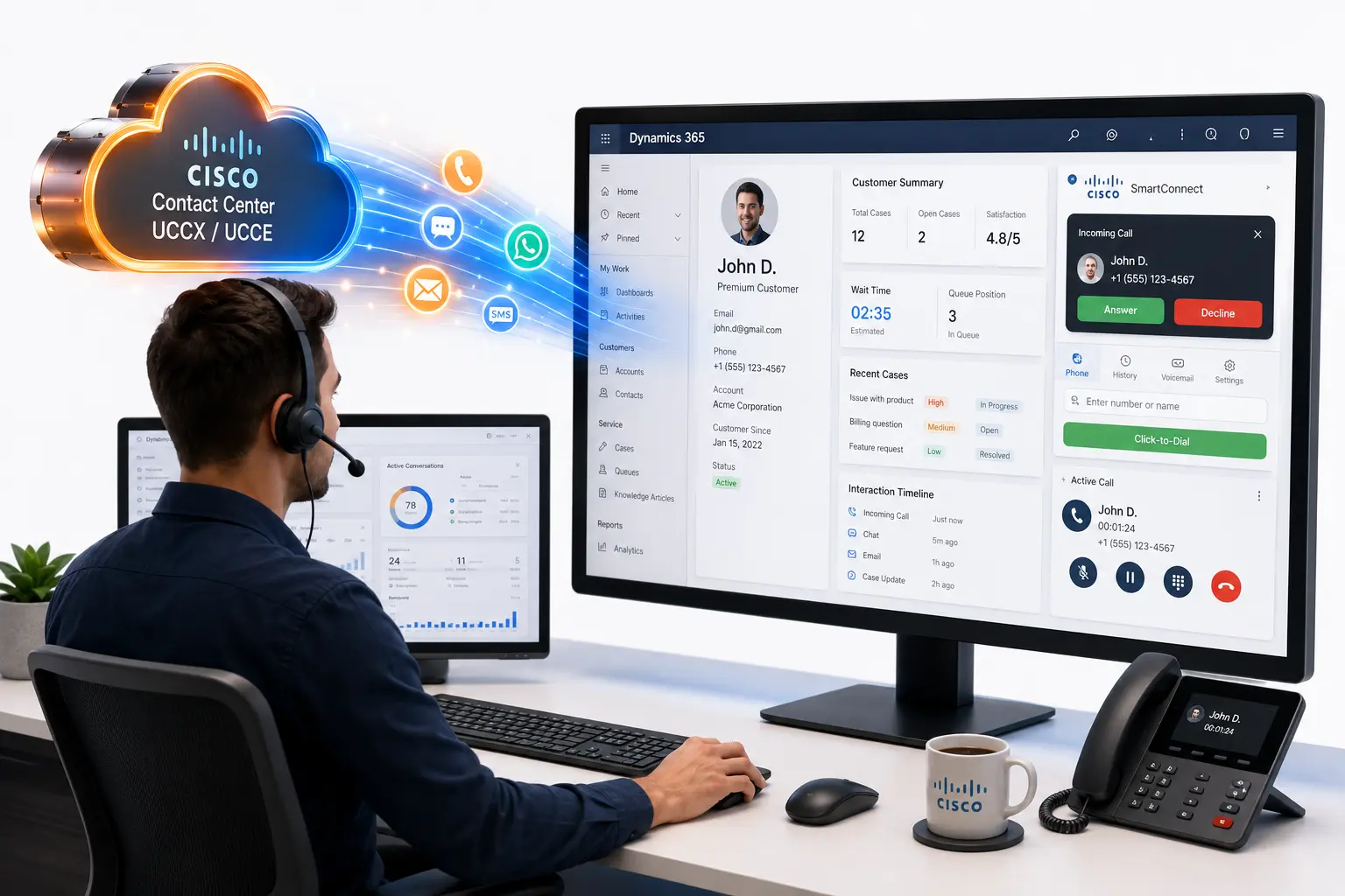 Connect Cisco & Dynamics 365 for Smarter Customer Support